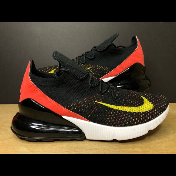 nike air max 270 flyknit yellow